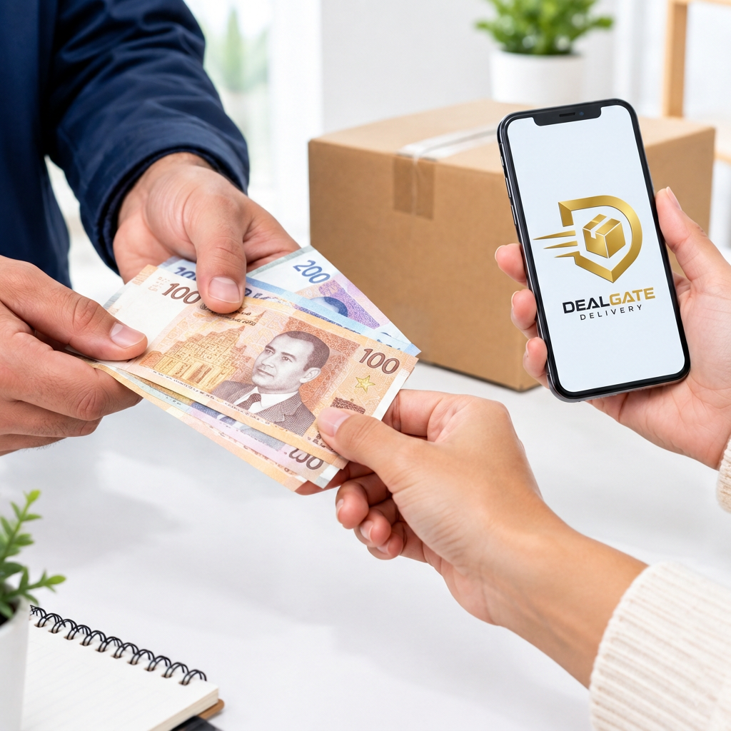 Transfert d'argent rapide et sécurisé DealGate Delivery vers toutes les banques marocaines